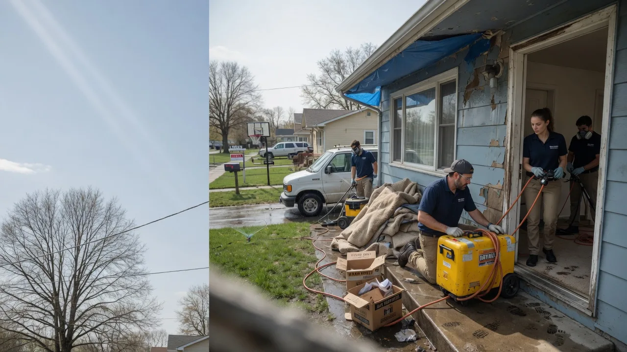 Basement Flood Cleanup in Haswell, CO near me